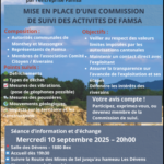 Séance information 10 septembre 2025 à 20h00 COMMISSION DE SUIVI des activités FAMSA